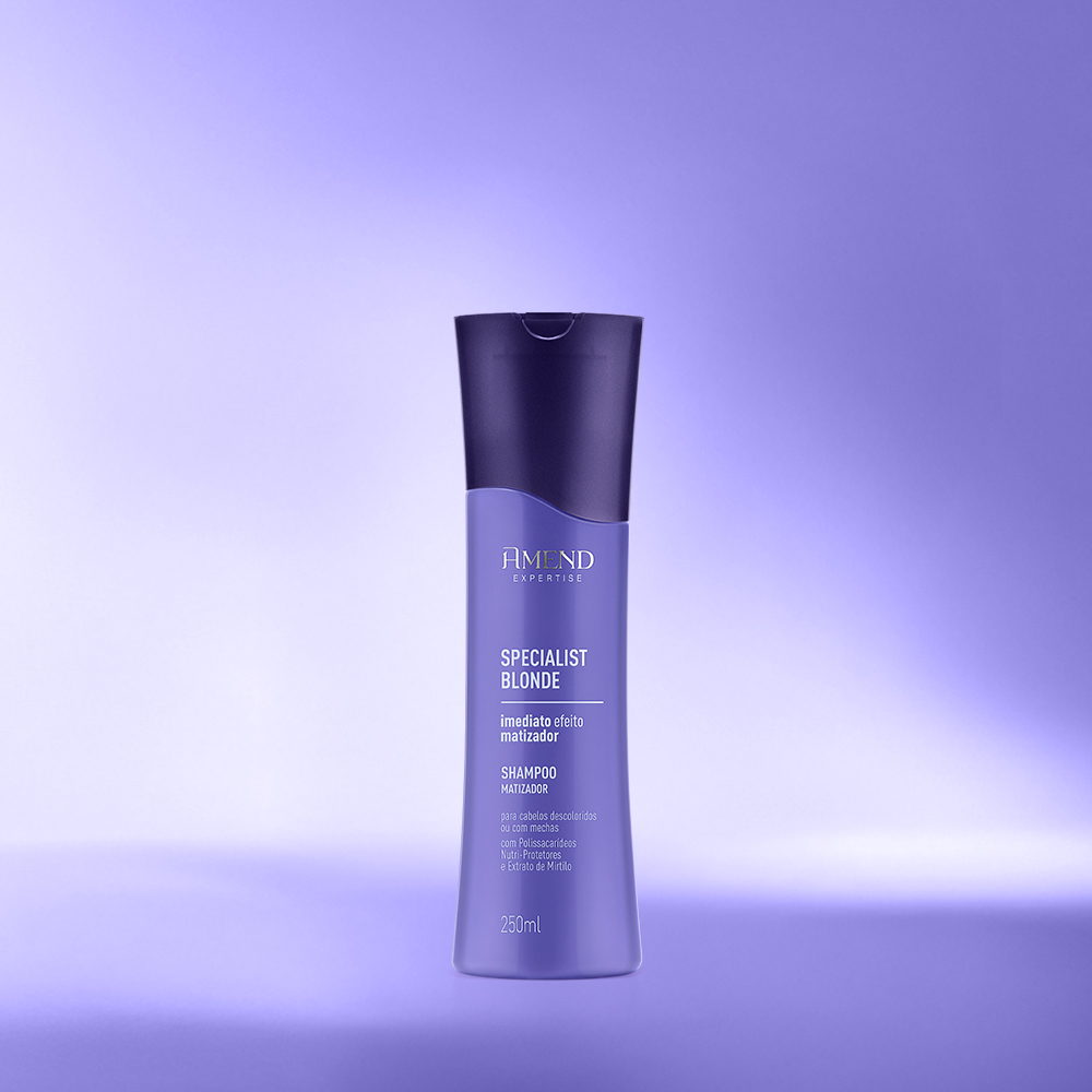 Shampoo Matizador Amend Expertise Specialist Blonde 250ml image number 6